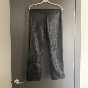 Curve Love Vegan Leather Pants